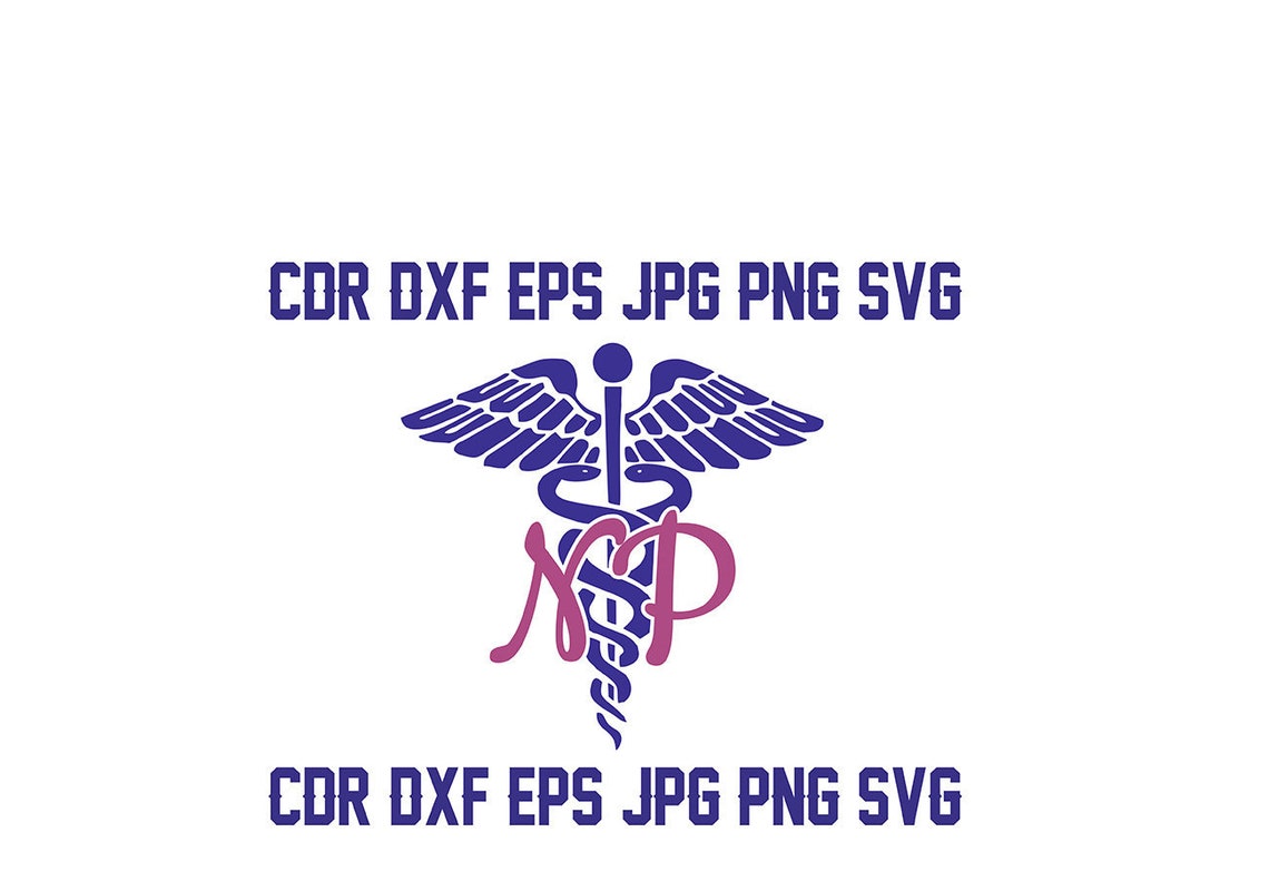 Nurse Practitioner svg cut file np silhouette Digital Doctor Etsy