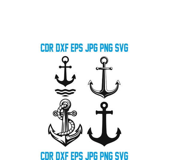 Download Anchor Svg File Anchor Design Svg Anchor Image Svg Anchor Clipart Anchor Files For Cricut Anchor Cut Files For Silhouette Anchor Png Eps Dxf Clip Art Art Collectibles