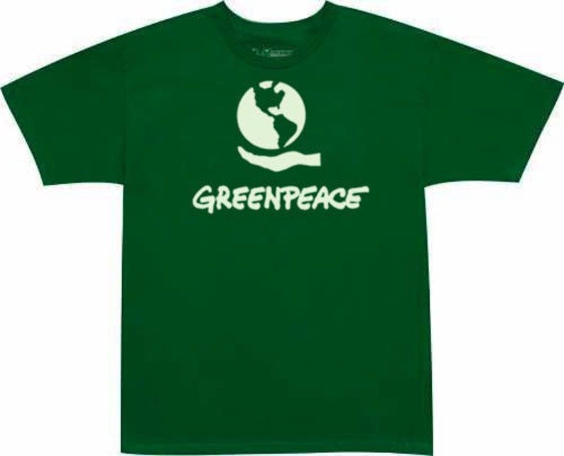 GREENPEACE USA Environmental Volunteer Tshirt Etsy