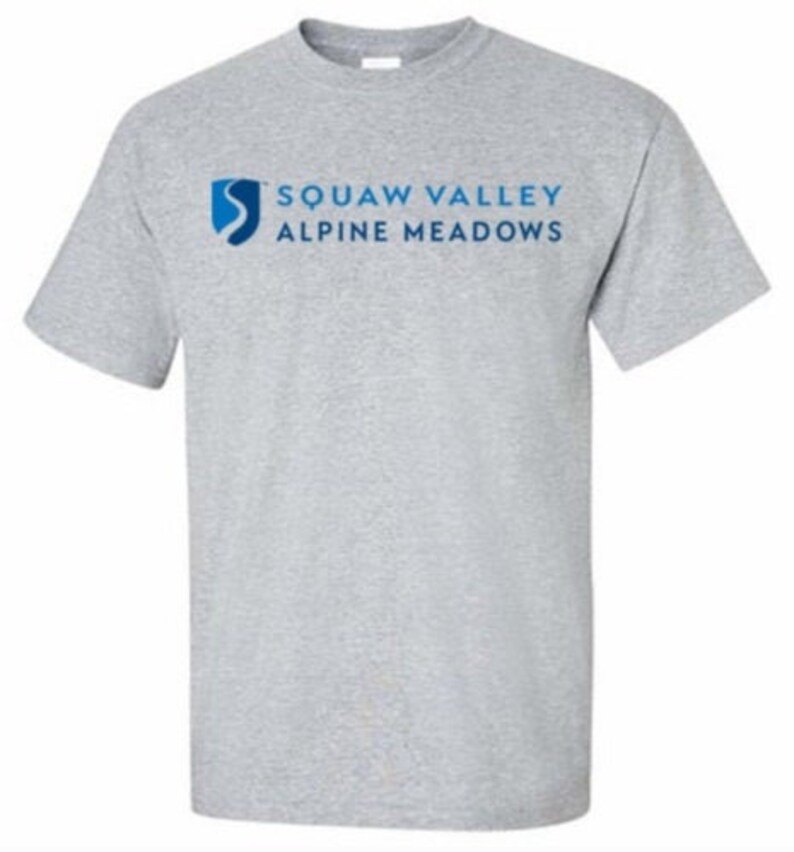 SQUAW VALLEY Alpine Meadows Skiing T-shirt | Etsy