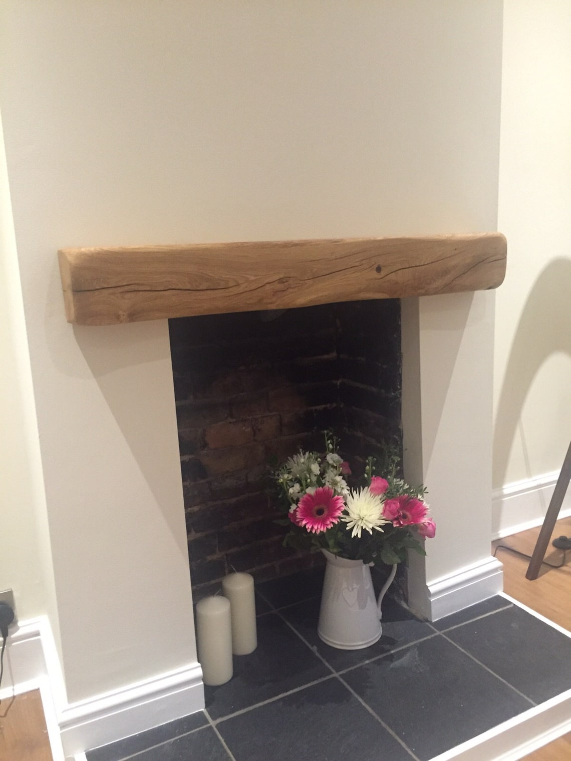Solid Oak Beam Fireplace Lintel Rustic Oak Mantel Beam Etsy UK
