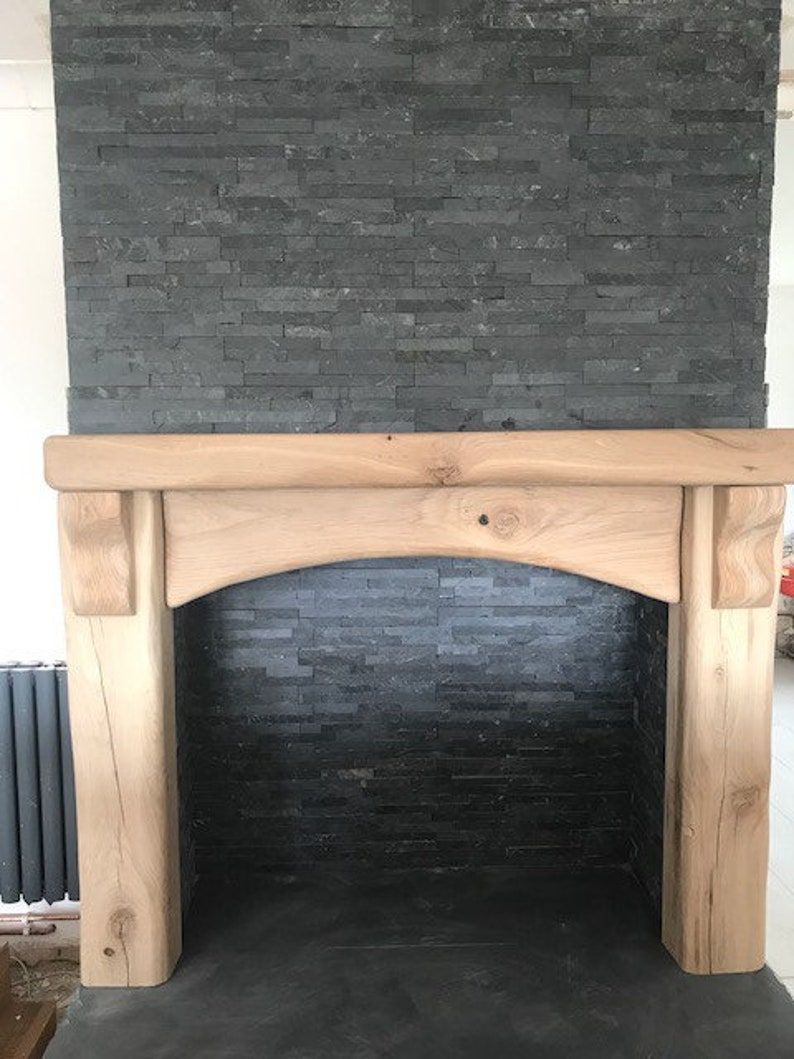 Rustic Oak Fireplace Surround Made to Measure Etsy UK