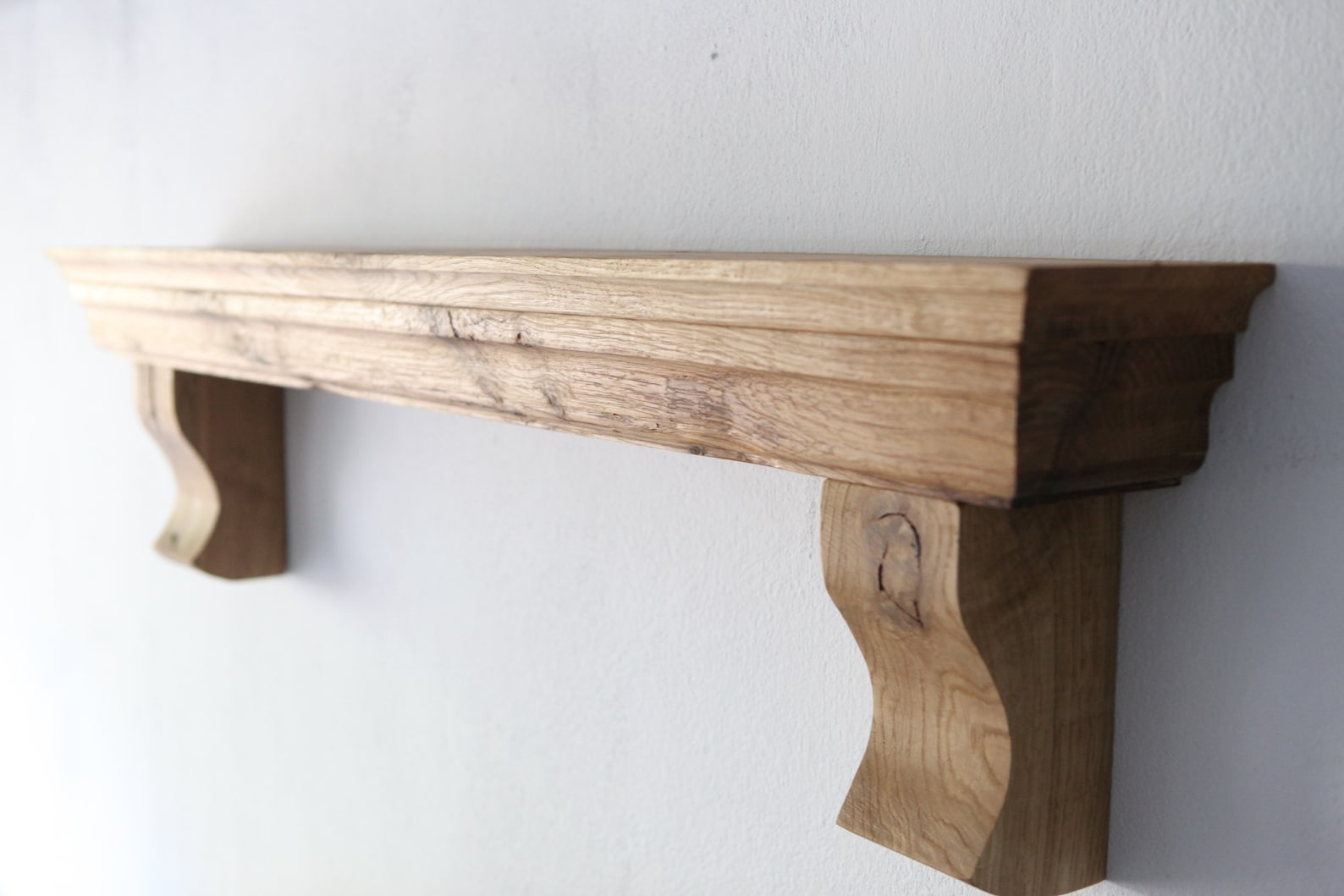 Victorian Style Mantel Shelf fireplace mantel Oak Shelf with Etsy