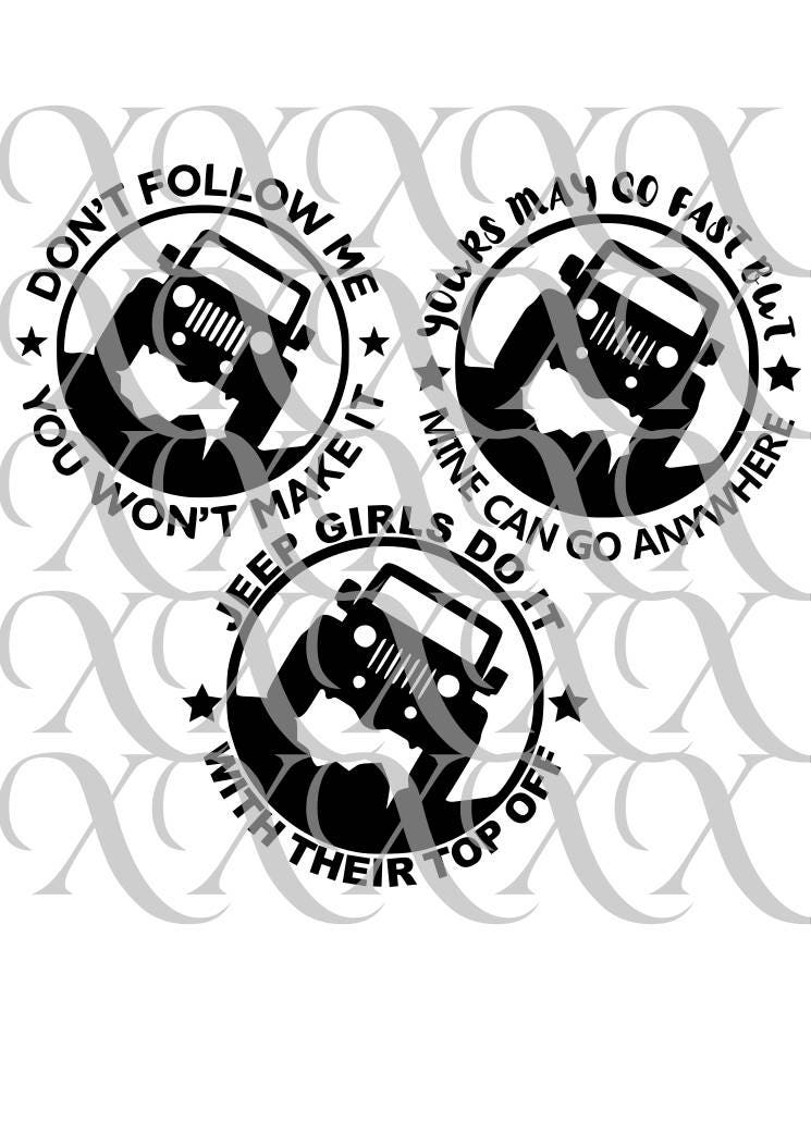 Download Jeep SVG PNG DXF Cricut Silhouette Cut File Vector | Etsy
