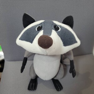 Donny the raccoon plushie, Trash Truck inspired, 9.8 in, handmade plush, made to order