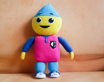 Stuffed Toys Etsy - handmade plush roblox guest toy with removable hat