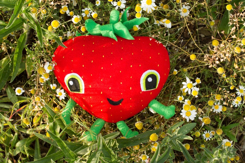 Strawberry Plush Toy Inspired by Cloudy With a Chance of - Etsy