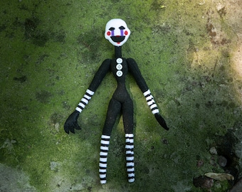Marionette peluche inspirado en FNAF, peluche títere FNAF, muñeca suave hecha a mano, 11,8 pulgadas, hecho a pedido