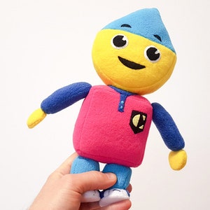 Charlie's Colorforms City Plush Fanart Handmade Doll, Inspired by ...