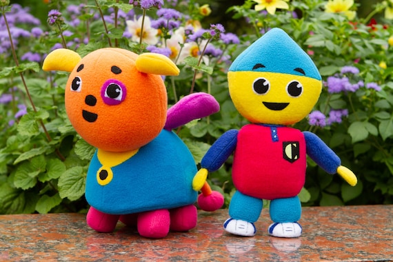 Klunk Peluche Charlie Colorforms Ville Inspiree Jouet Doux Etsy
