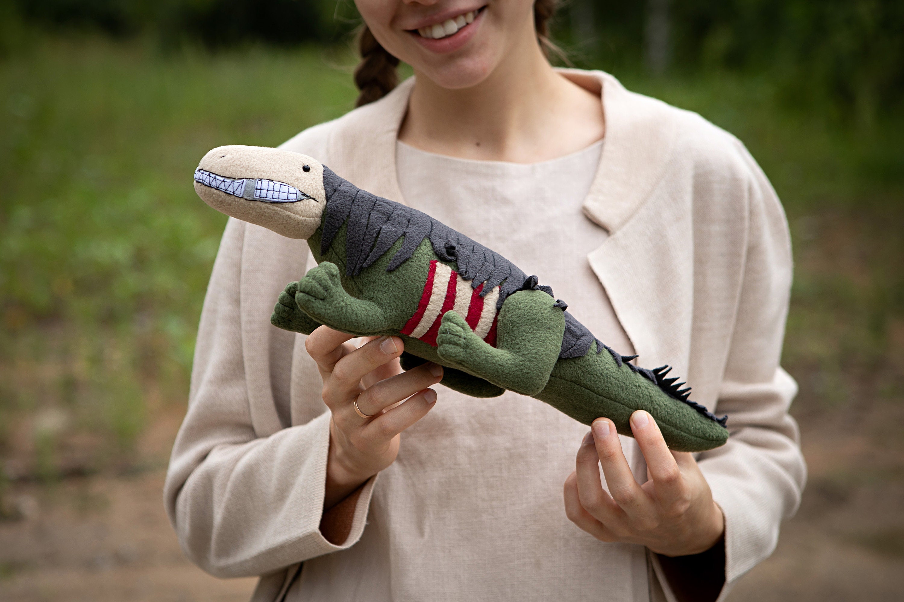 Handmade SCP-682 - Hard-To-Destroy Reptile (19 cm) Plush Toy Buy on