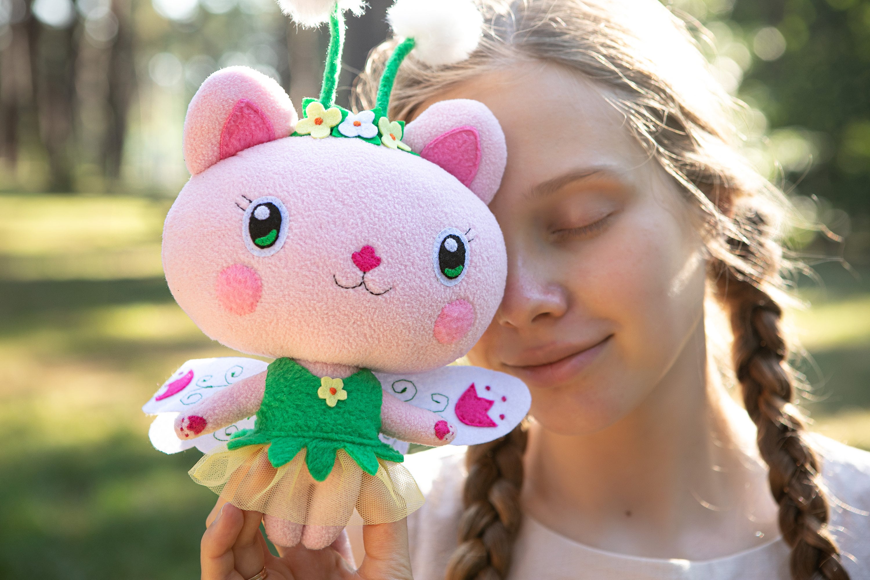 Gabby's Dollhouse Kitty Fairy Handmade soft toy 11 in Etsy