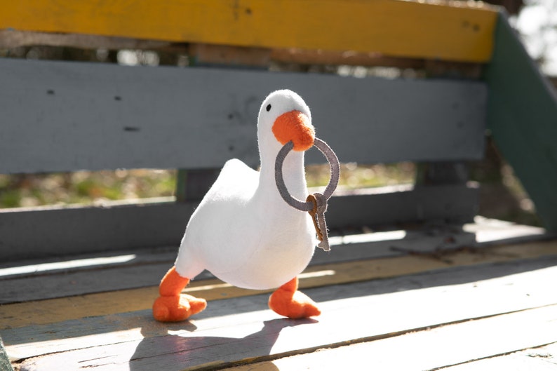 Goose Plush Inspired by Untitled Goose Game Plush Handmade - Etsy