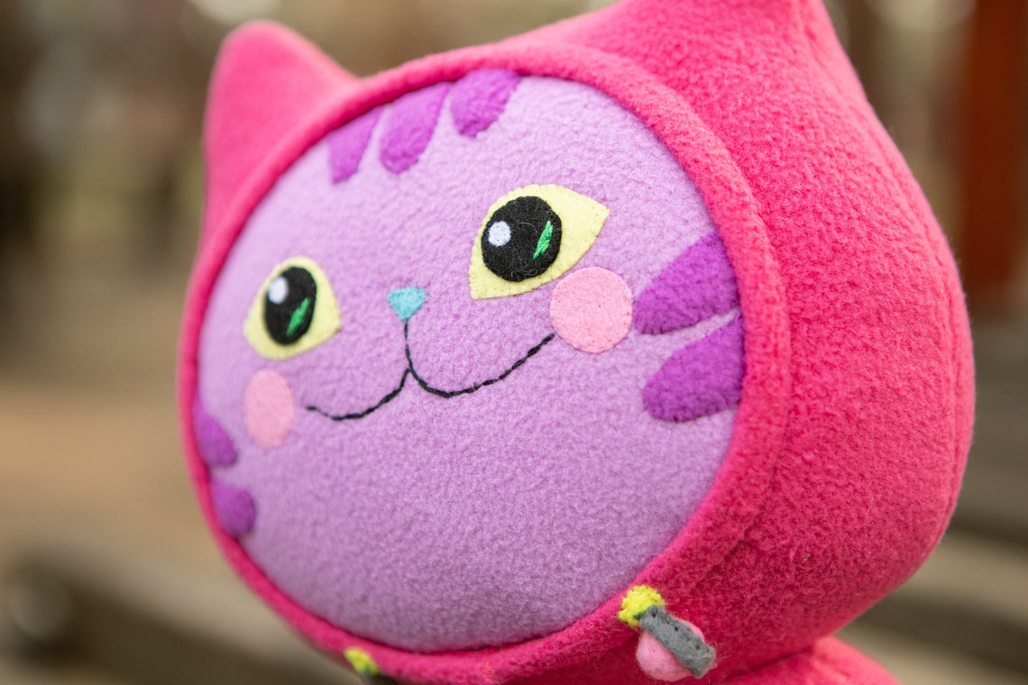 Gabby's Dollhouse DJ Catnip plush Handmade soft toy 11 Etsy