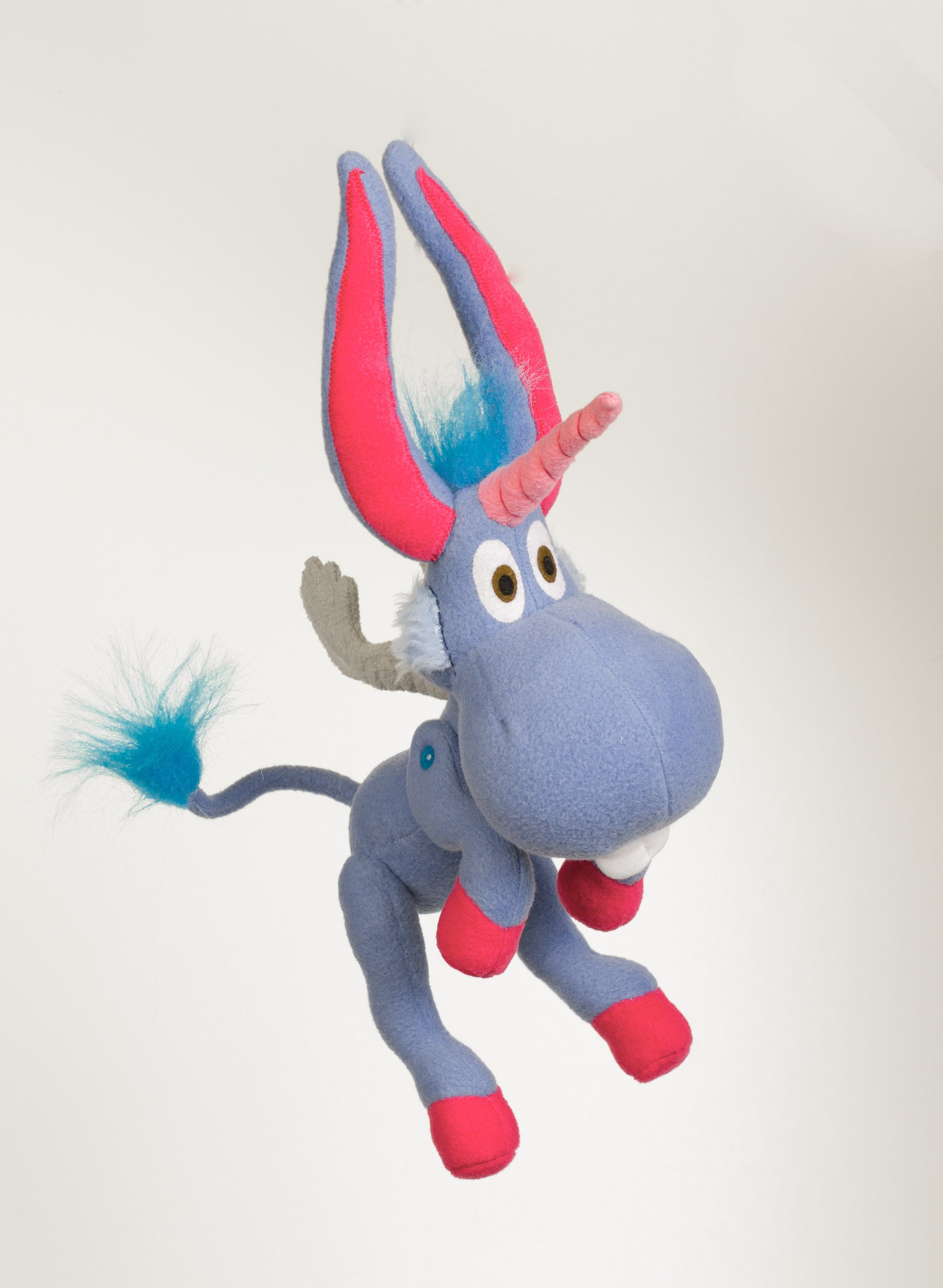 Ispirato allo spettacolo felice: peluche Blue Happy Unicorn, peluche fatto  a mano del cavallo immaginario, alto circa 15, super coccoloso -  Italia