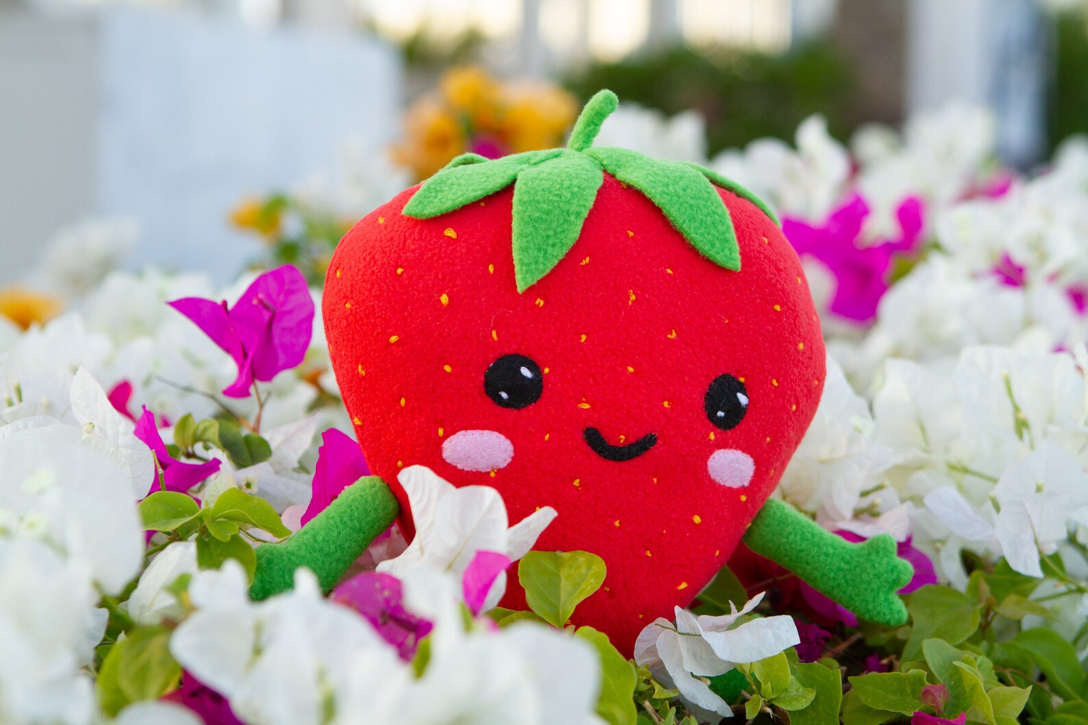 Strawberry Kawaii plush handmade strawberry toy Kawaii Berry Etsy