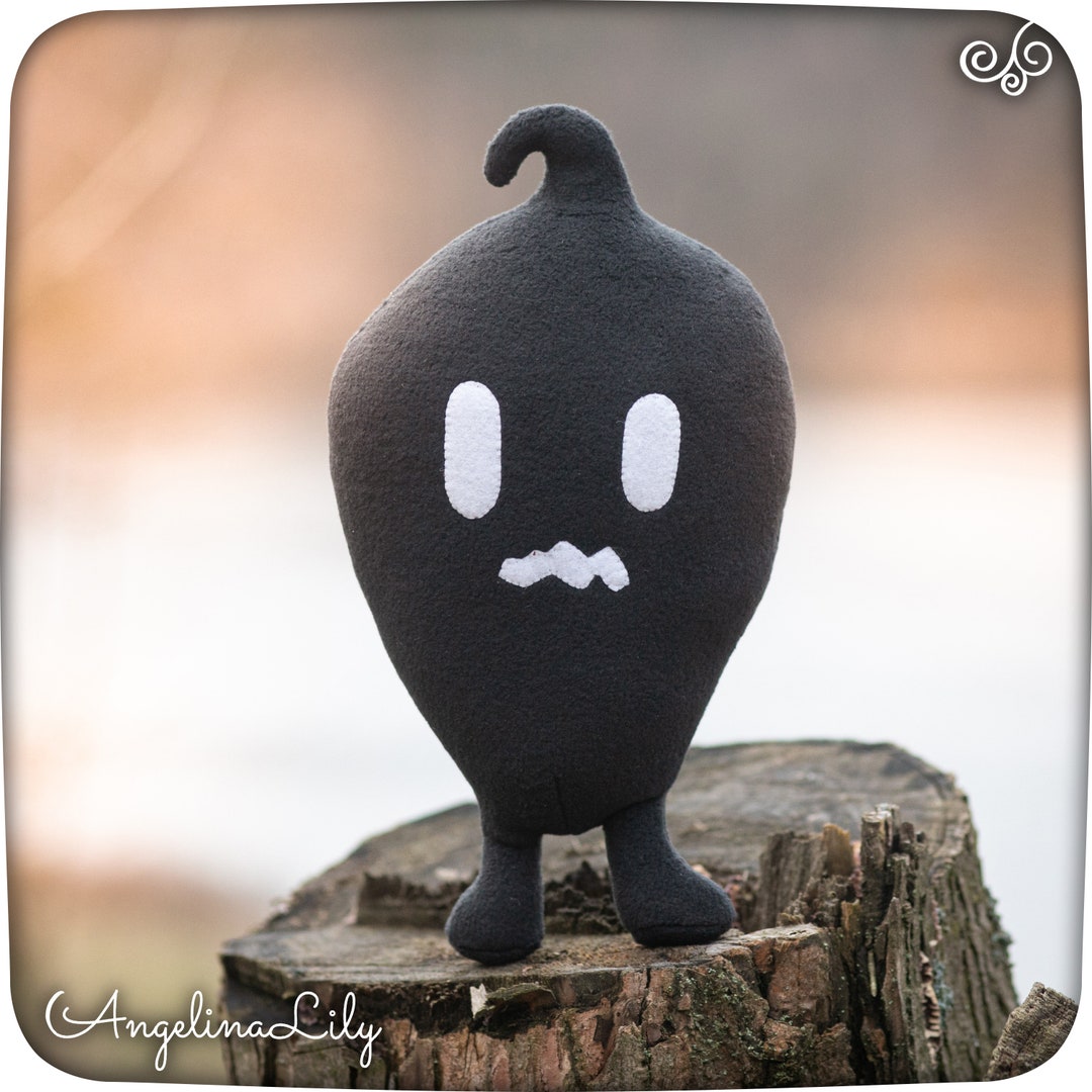 Krobus Plushie, Stardew Valley Inspired, 11.8 in High, Handmade Stuffed