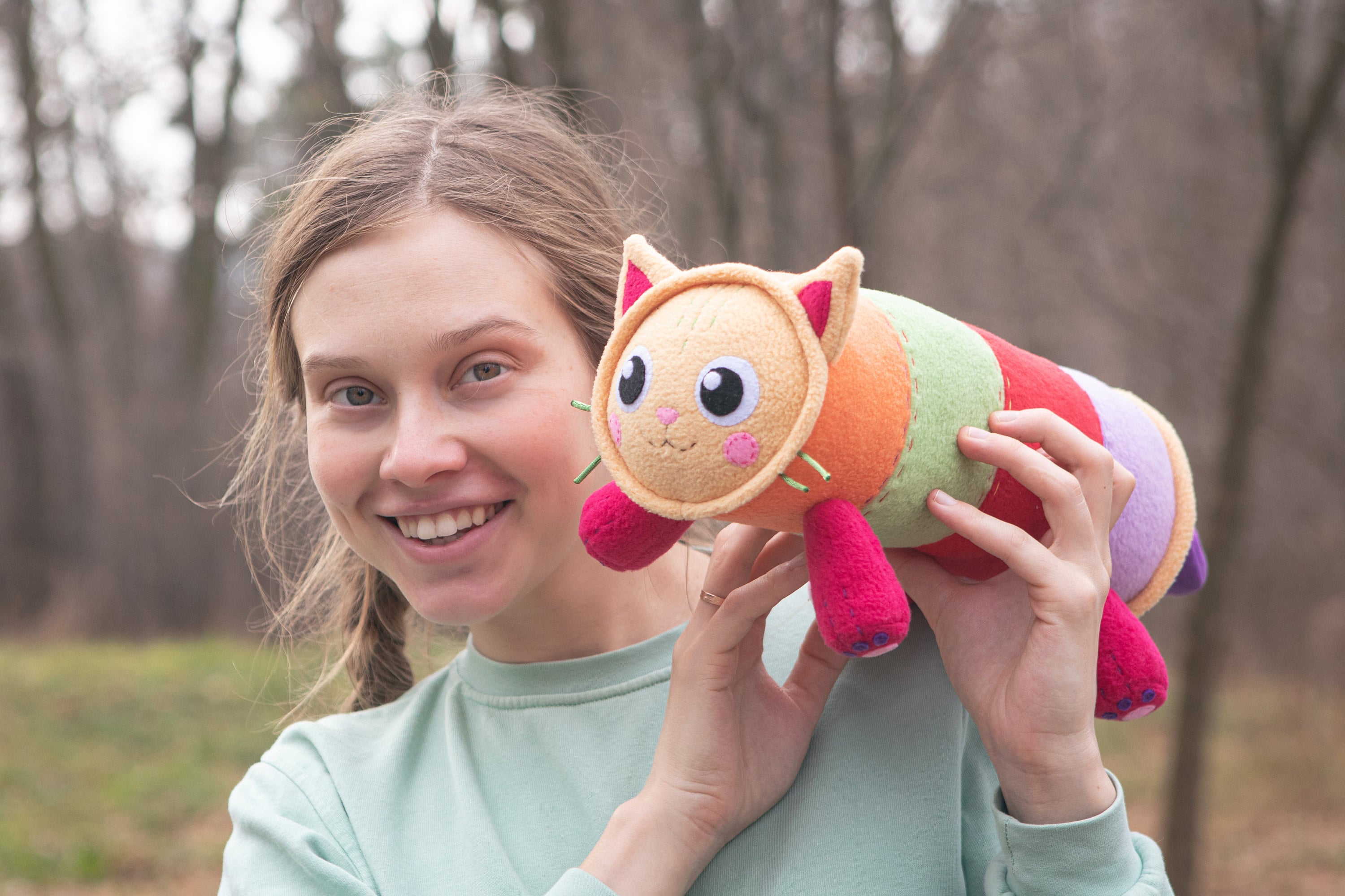 Gabby's Dollhouse Pillow Cat Plush Handmade Soft Toy Etsy Australia