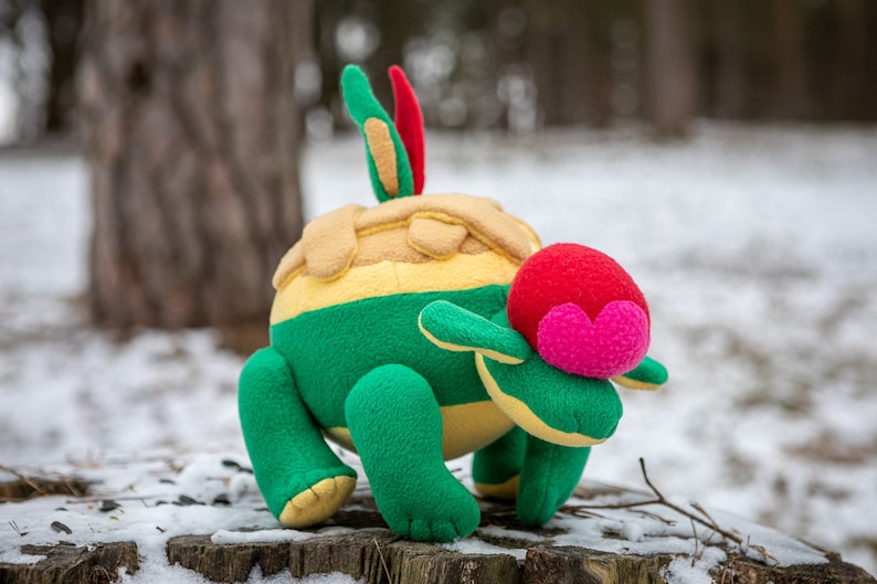 Appletun Pokemon plush handmade Appletun plush soft toy | Etsy