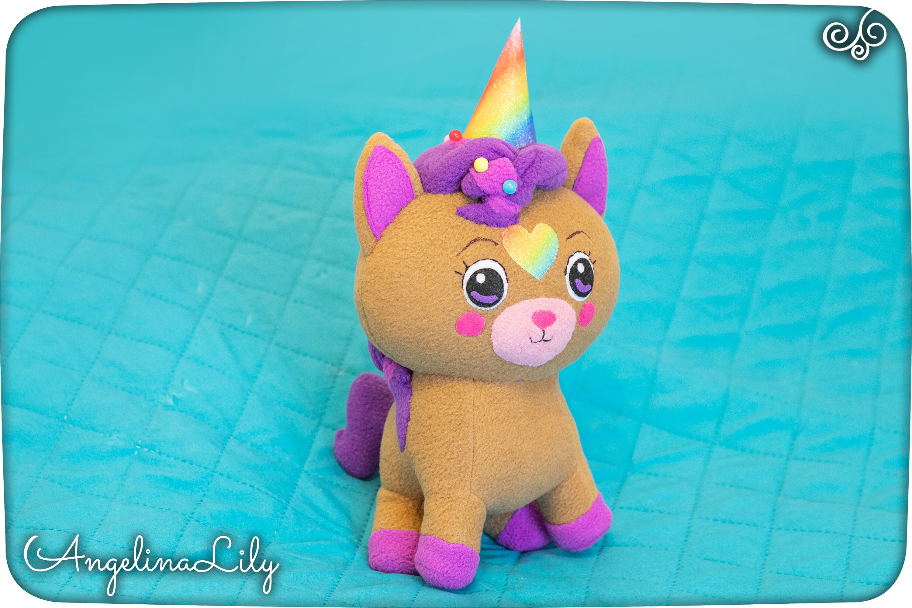 Gabby's Dollhouse Kico the Kittycorn Plush Handmade Etsy Hong Kong