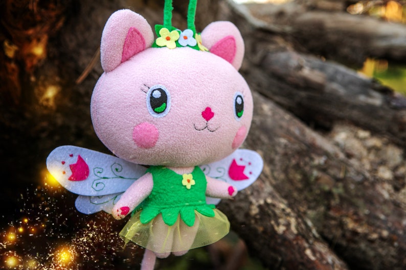 Gabby's Dollhouse Kitty Fairy Handmade Soft Toy 11 in Etsy