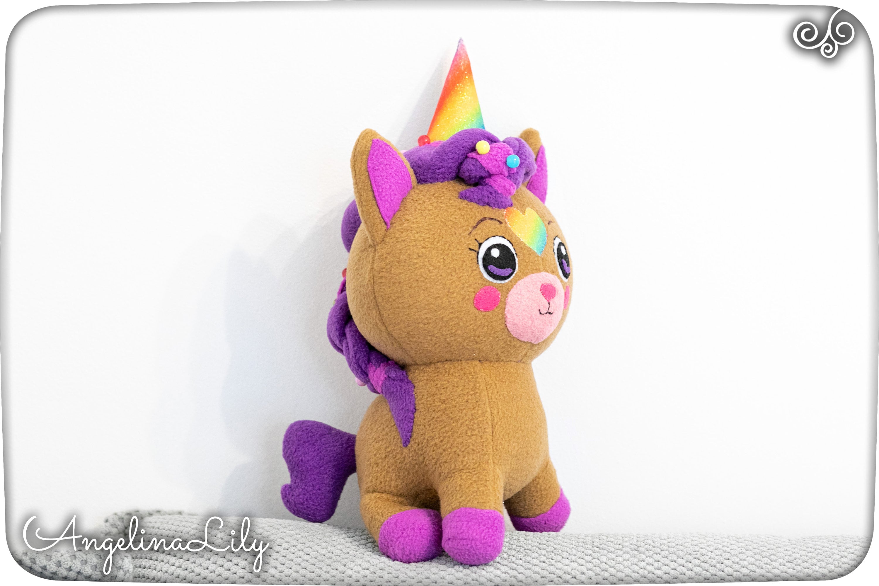 Gabby's Dollhouse Kico the Kittycorn Plush Handmade Etsy Israel