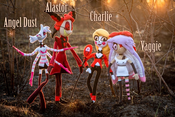 alastor and angel dust plush