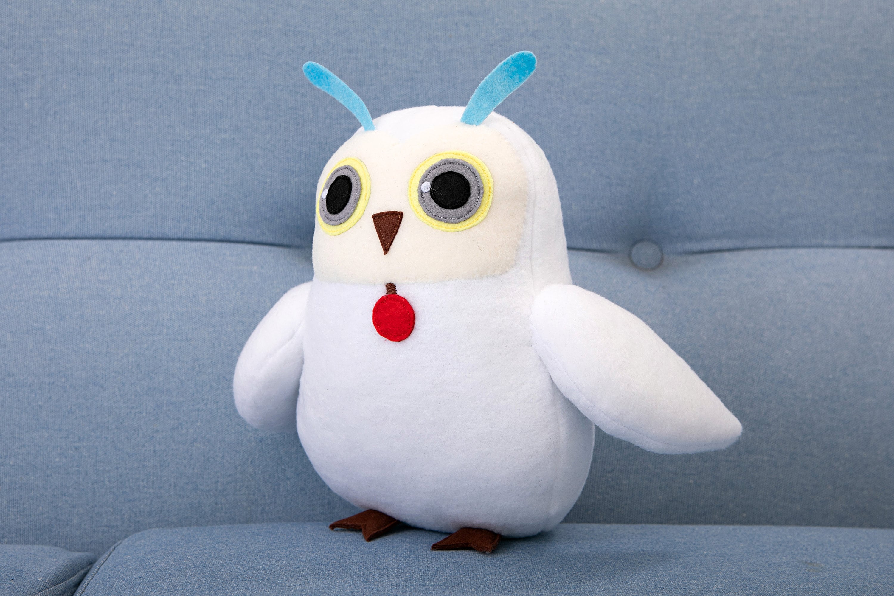 Tales Of Arise White Owl / Hootle / Fururu plushie - Handmade soft decoration - 7 in - Made to order
