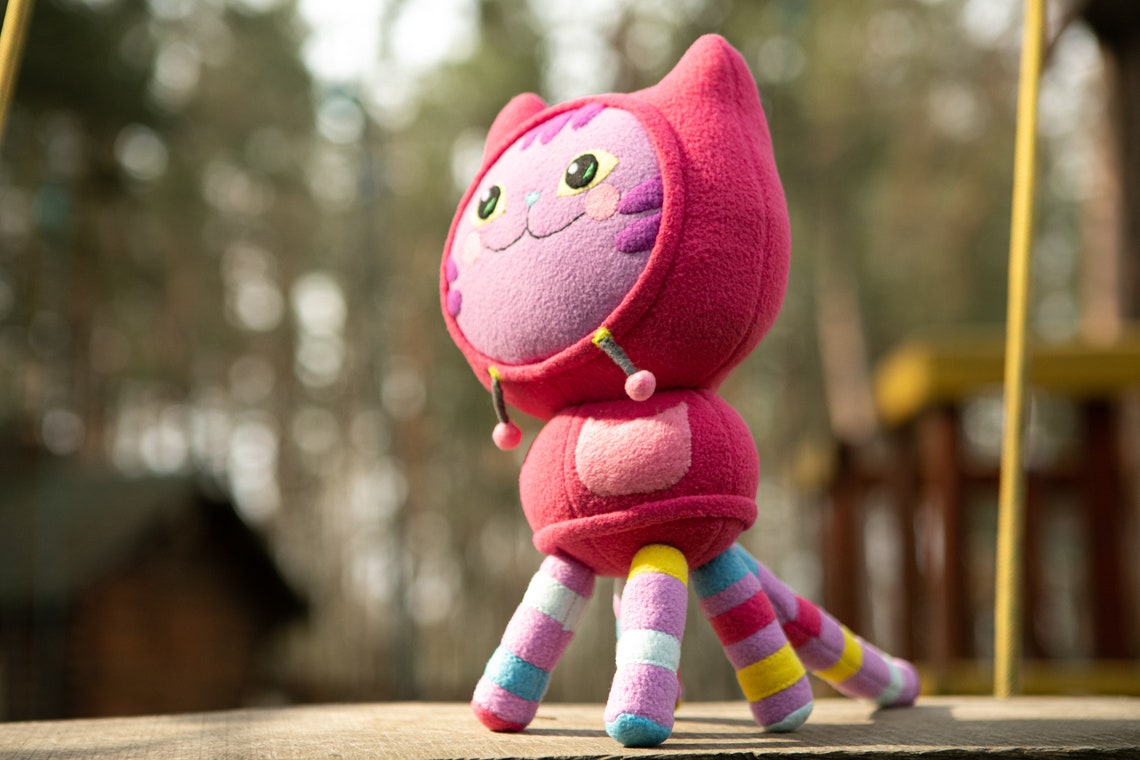 Gabby's Dollhouse DJ Catnip plush Handmade soft toy 11 Etsy