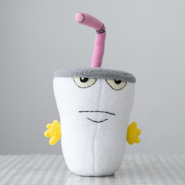 Master Shake plush Aqua Teen Hunger Force inspired - handmade soft decoration,