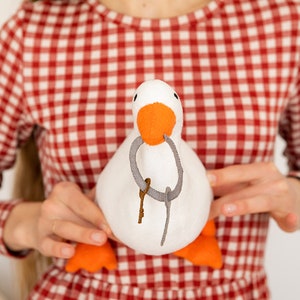 Goose Plush Inspired by Untitled Goose Game Plush Handmade - Etsy
