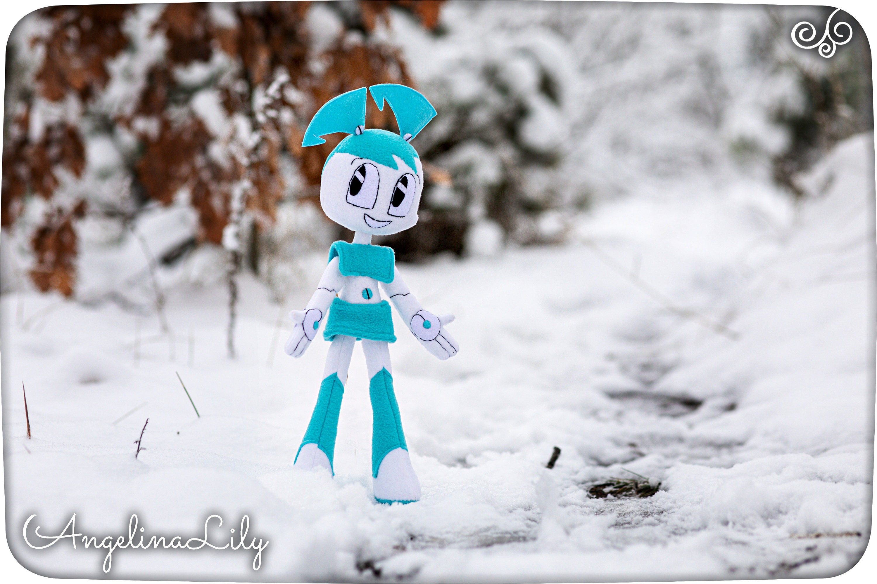 Jenny Wakeman My Life as a Teenage Robot inspired, XJ-9 handmade doll, 15.7  in