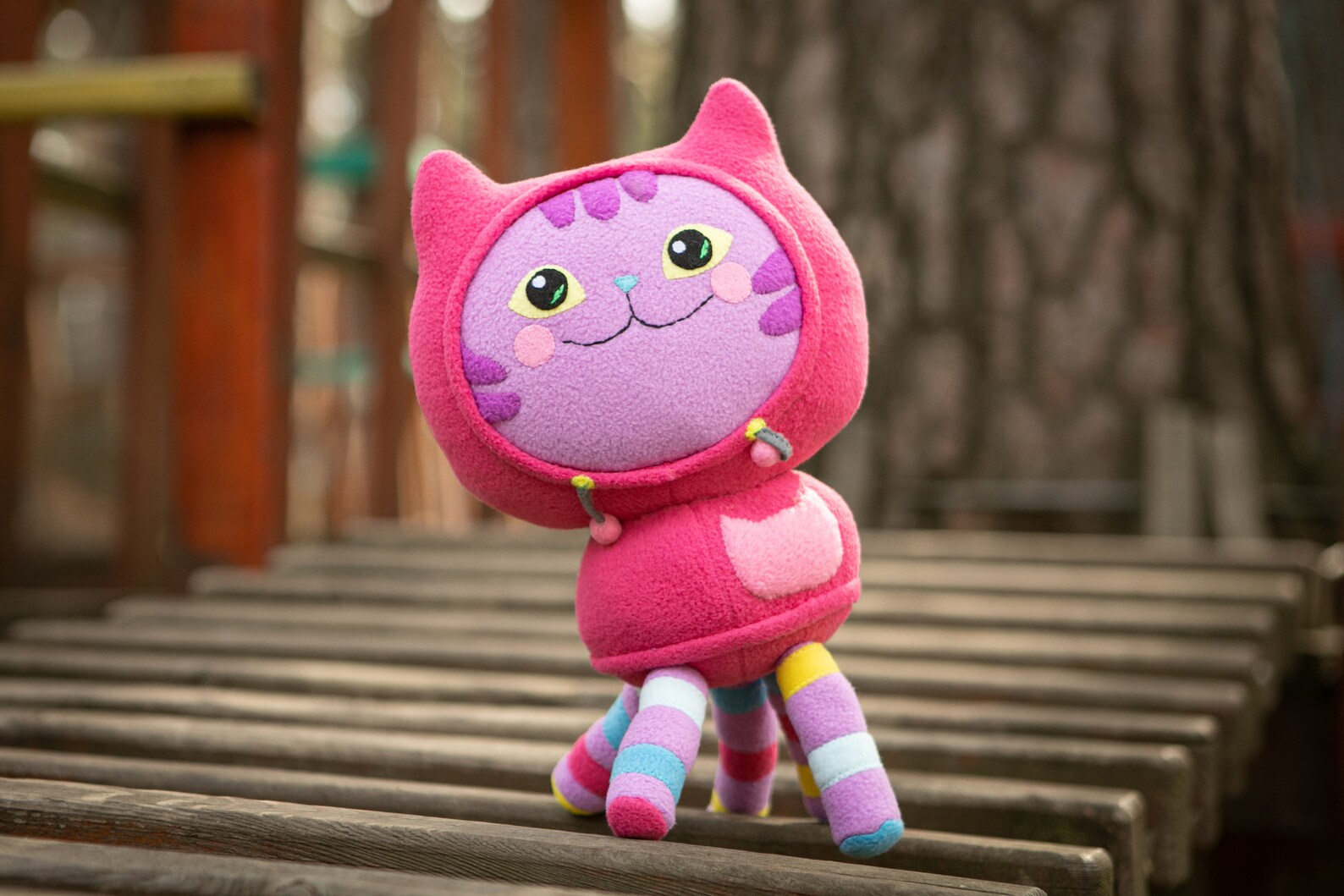 Gabby's Dollhouse DJ Catnip plush Handmade soft toy 11 Etsy