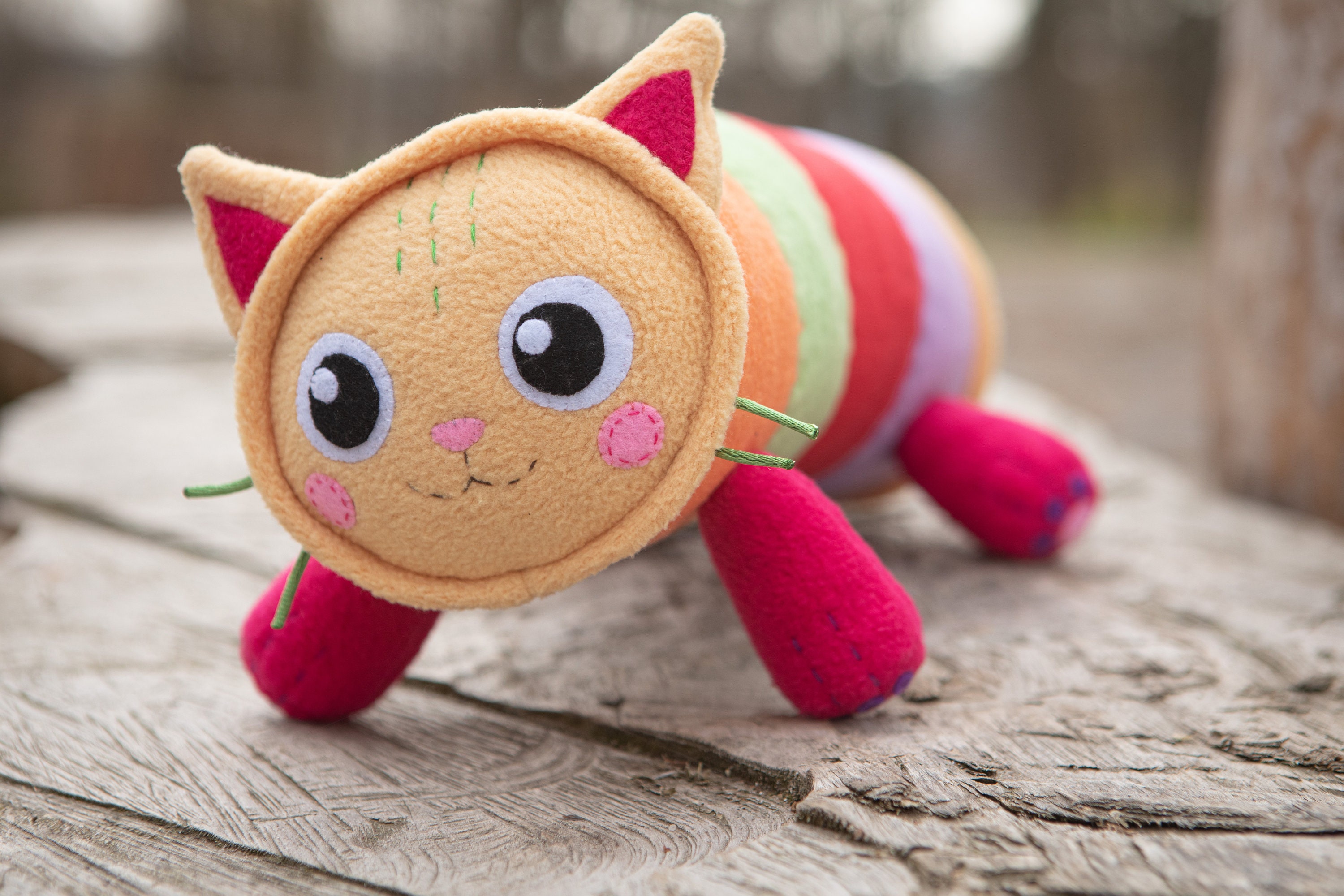 Gabby's Dollhouse Pillow Cat Plush Handmade Soft Toy Etsy Australia