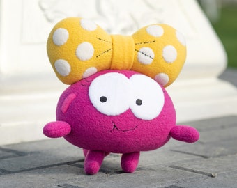 Polly with legs Amphibia inspired - handmade plush plushie, 8.5 in high, Polly Plantar plush