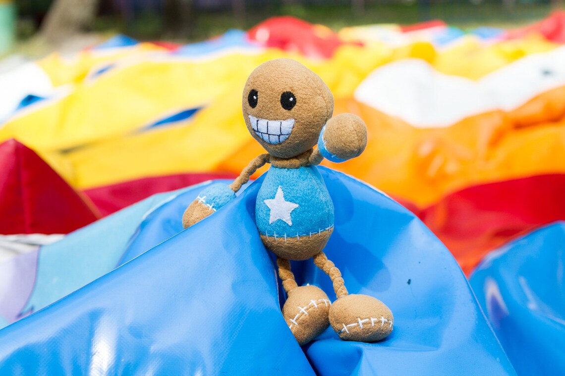 Kick the buddy plush handmade soft toy with poseable arms 8 Etsy