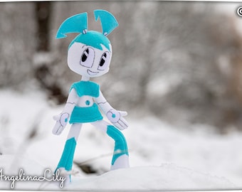 Jenny Wakeman My Life as a Teenage Robot inspired, XJ-9 handmade doll, 15.7 in