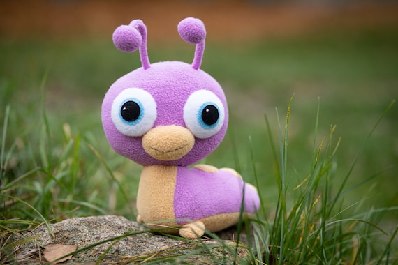 Tulli Baby TV Plush Handmade Stuffed Animal 10 in High Soft Plushie for Kids Tulli Baby Tv Tulli Plush Etsy