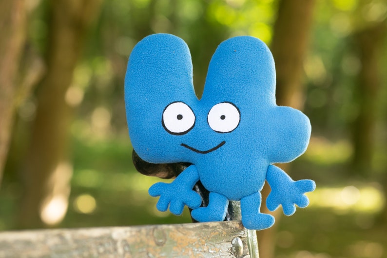 BFDI Ice Cube Handmade Plush Toy Icy Plush Battle for Dream Etsy