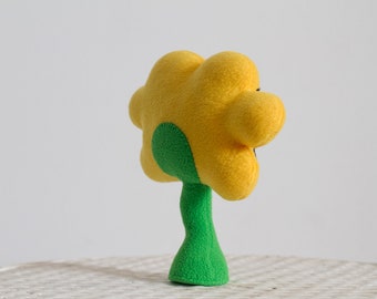 Undertale Inspired Flowey Plush Handmade Soft Plushie 7 in 