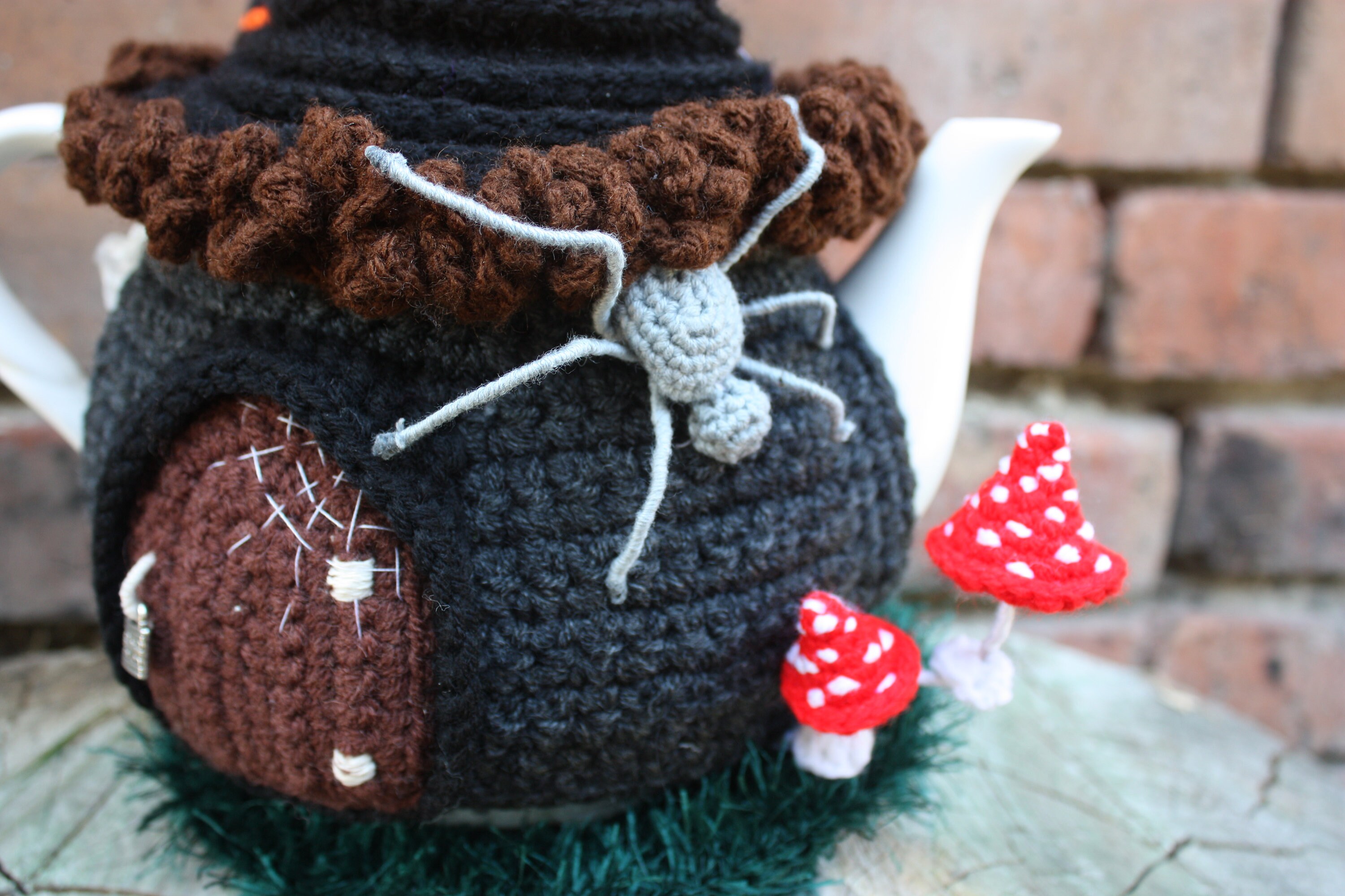Halloween tea set eapot cosy teapot cozy Witches decor Etsy