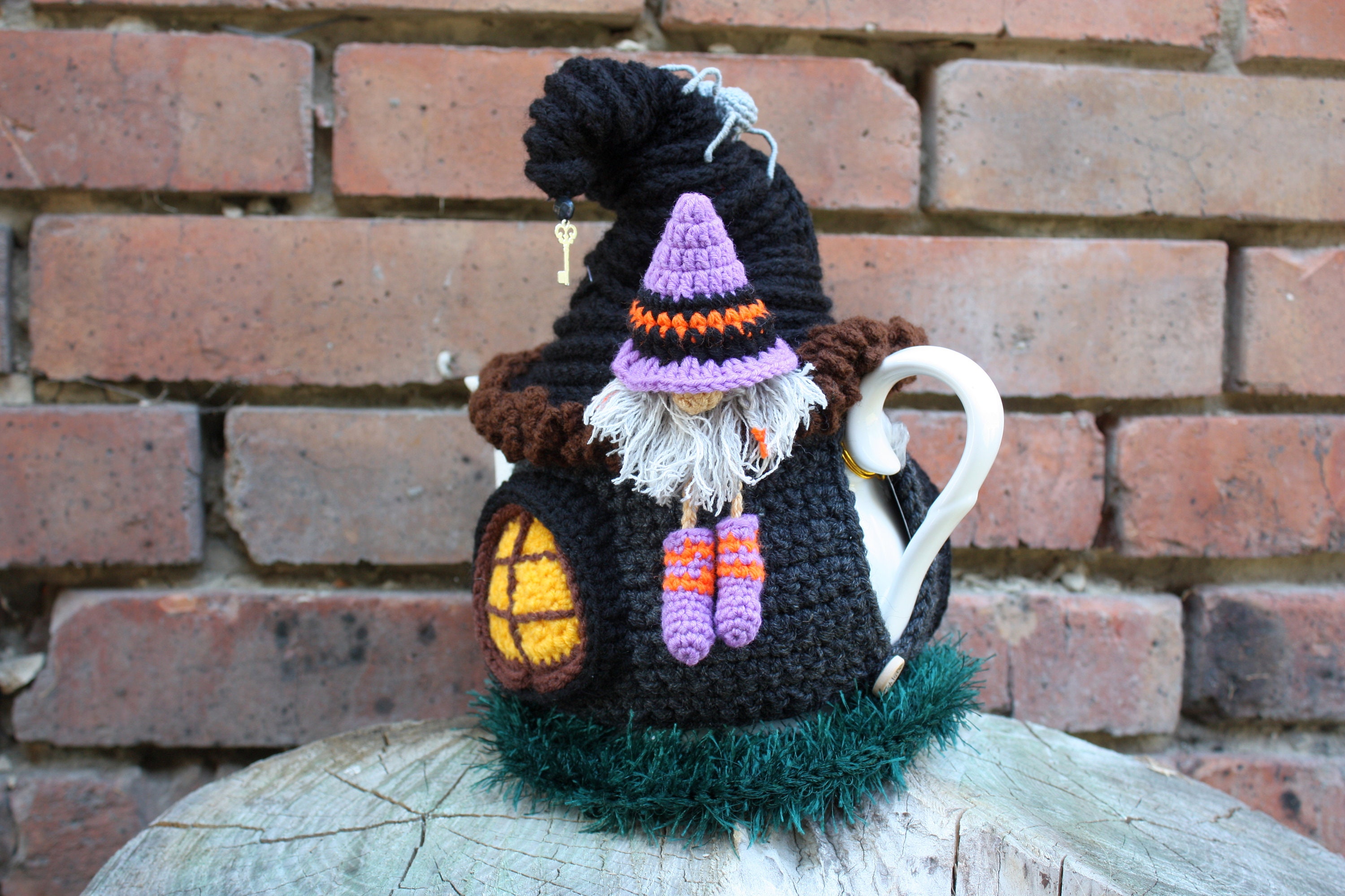 Halloween tea set eapot cosy teapot cozy Witches decor Etsy