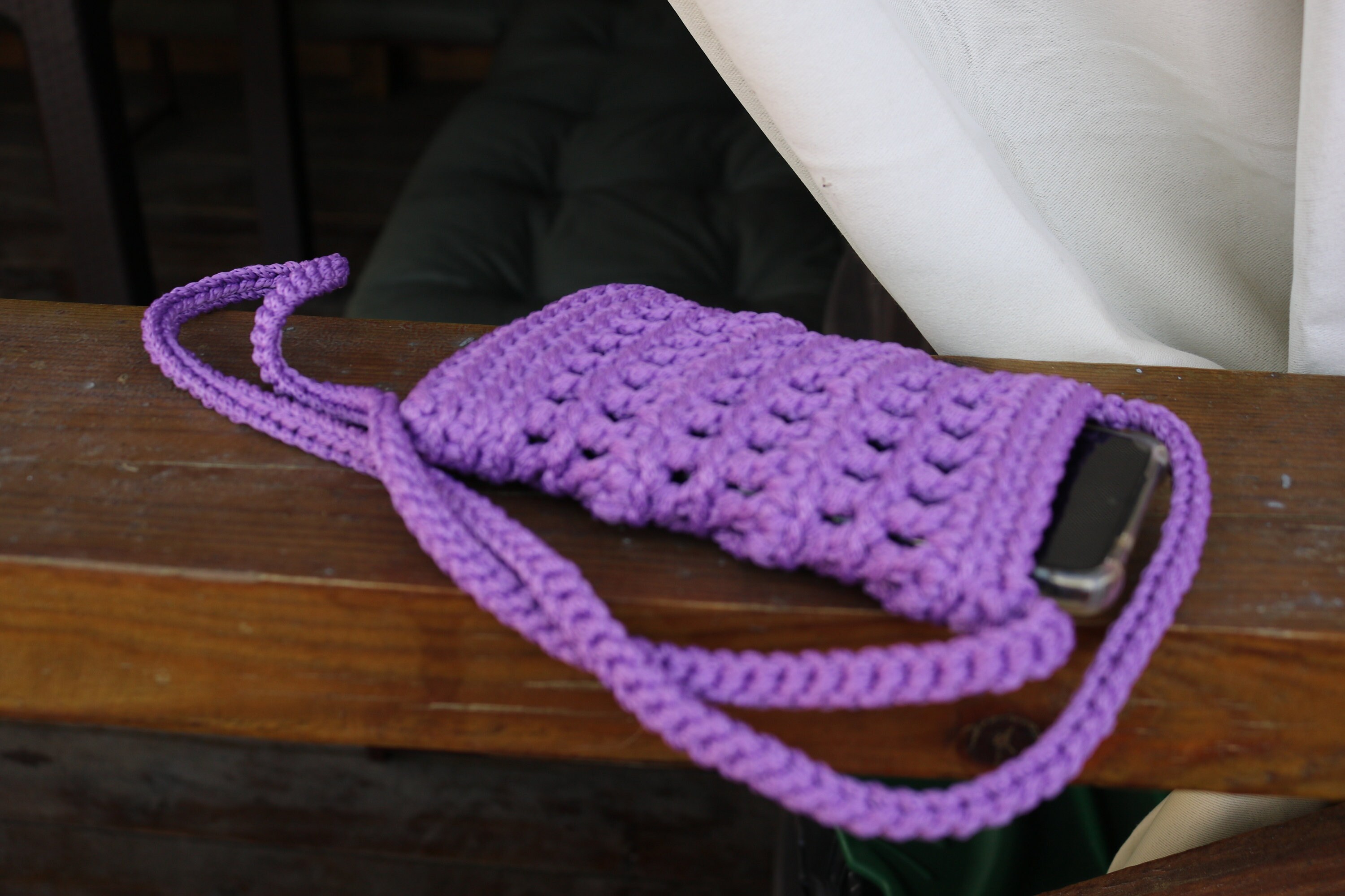 Pink\Purple\Blue shoulder bag, Crossbody Bag, Casual Bag, Gift for Her, Crochet Crossbody Bags, Crochet Phone Bag, Small bag
