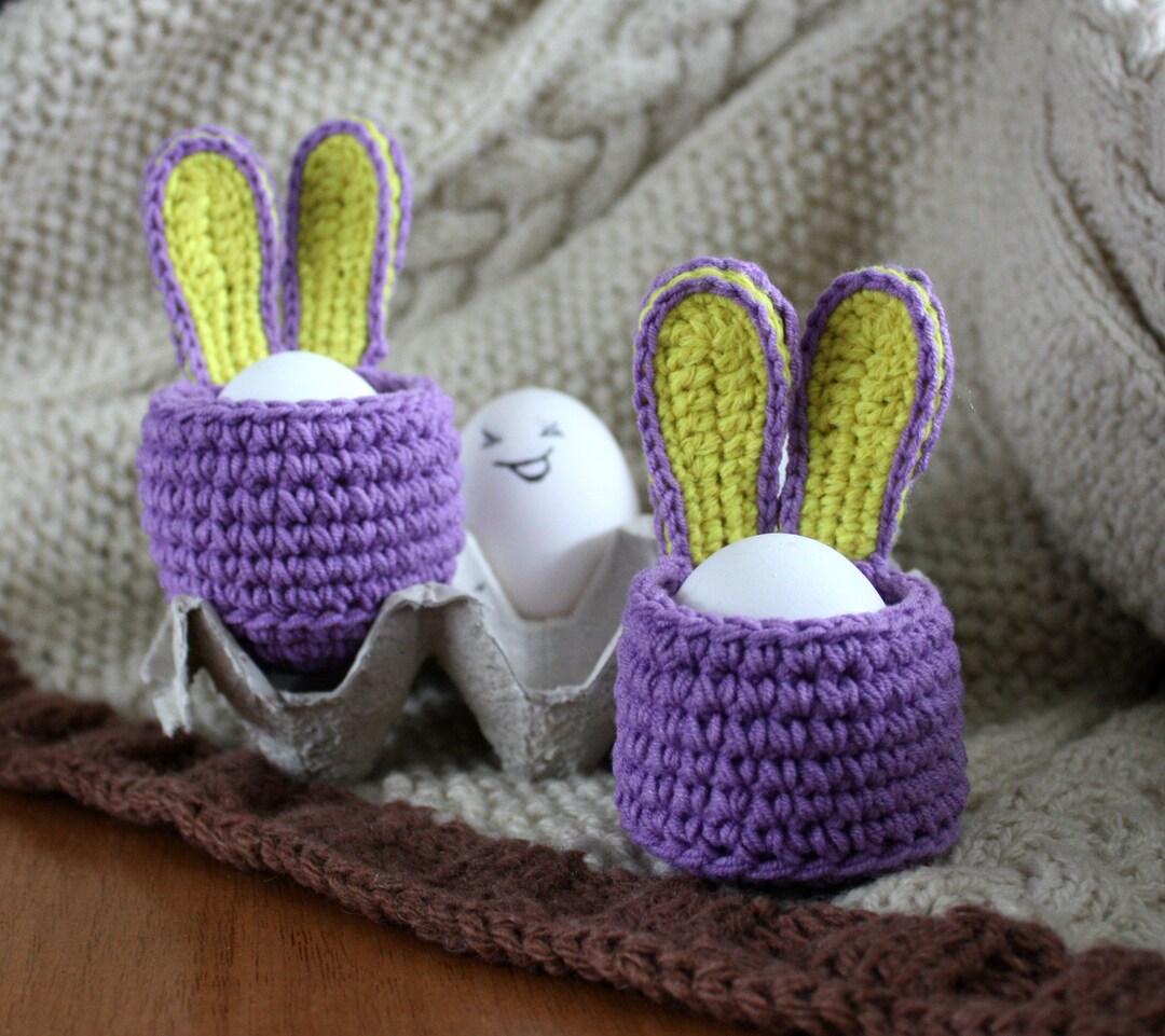 Bunny Egg Holder, Egg Cosy, Crochet Egg Cosy, Egg Warmer, Egg Holder