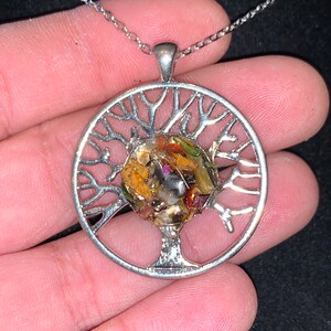 Protection Spell Necklace/ Goodbye Negativity Necklace/ Protection Necklace/ Spell Necklace/ Crystal Necklace/ Herbal Necklace/ Good Vibes
