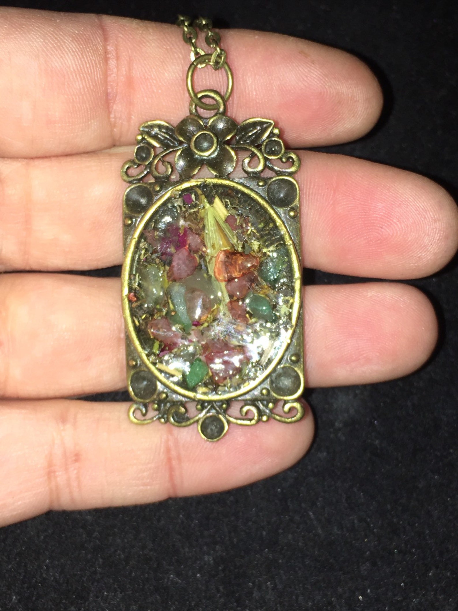 Preserved Good Luck Charm Spell Necklace/ Good Luck Necklace/ Etsy