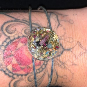 Psychic Spell Bracelet/ Preserved Connect to Your Higher Self Spell/ Intuition Bracelet/ Spell Bracelet/ Crystal Bracelet/ Herbal Bracelet