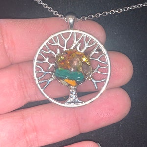 Happiness Spell Necklace/ Preserved Happiness Spell Necklace/ Pure Joy Spell Necklace/ Spell Necklace/ Crystal Necklace/  Happiness Talisman