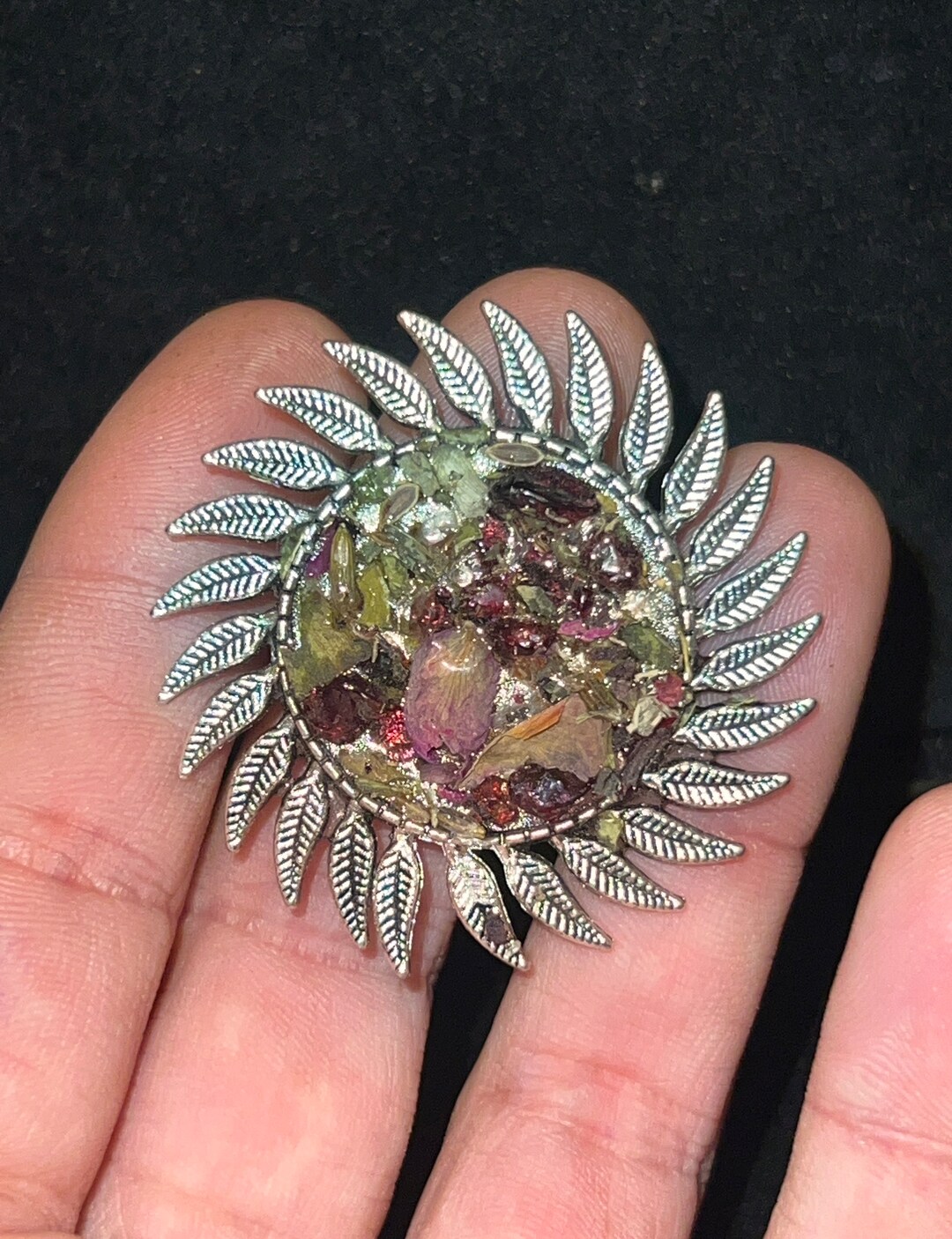 Love Drawing Spell Brooch/ Preserved Attract Love Spell Pin/ Etsy