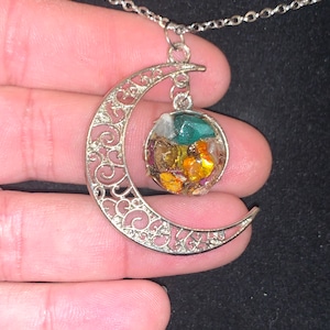 Happiness Spell Necklace/ Preserved Happiness Spell Necklace/ Pure Joy Spell Necklace/ Spell Necklace/ Crystal Necklace/  Happiness Talisman